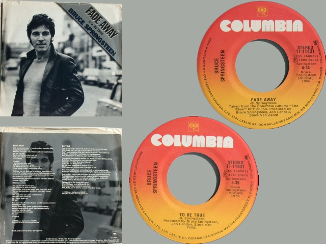 Bruce Springsteen - FADE AWAY / BE TRUE